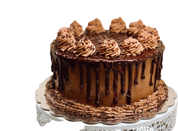 Happy Birthday Chocolate Cream Cake - The Cake Town
